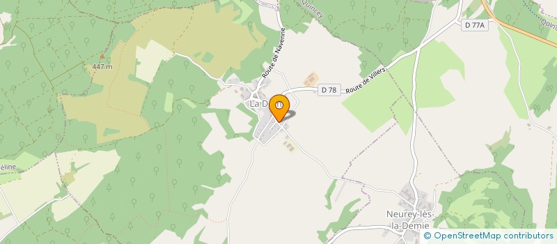 localisation de l'entreprise SARL EUROPEENNE EQUIPEMENT PARAMEDICALE  CHARMOILLE