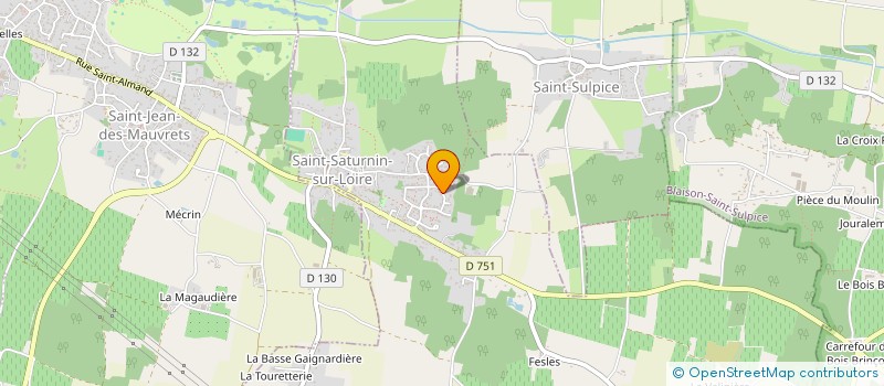 localisation de l'entreprise SARL EUROPEENNE EXTRACTION ET SECHAGE  BRISSAC LOIRE AUBANCE