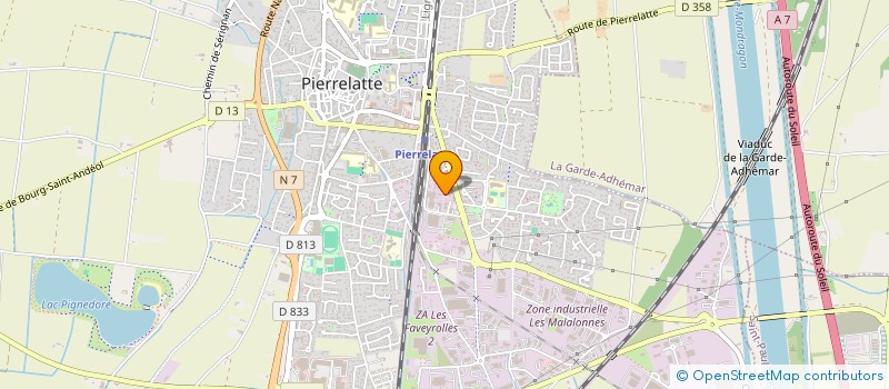 localisation de l'entreprise SARL EUROPEENNE MAINTENANCE BUREAUTIQUE à PIERRELATTE