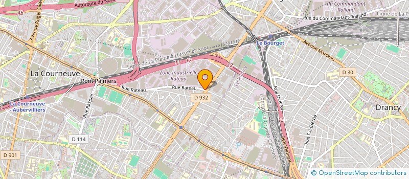 localisation de l'entreprise SARL EUROPESAGE à LA COURNEUVE