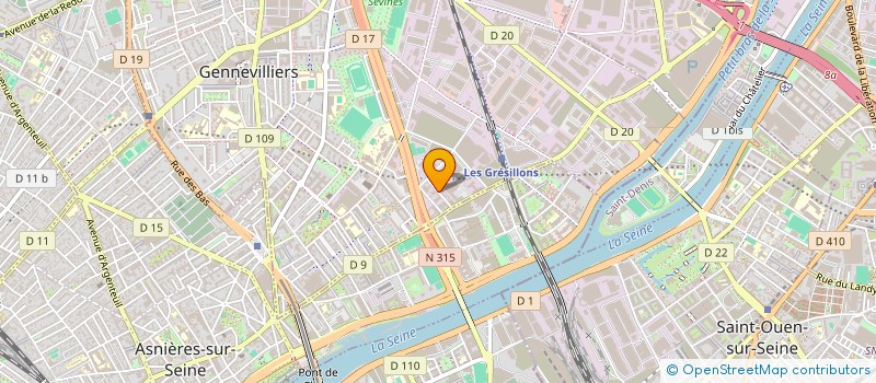 localisation de l'entreprise SARL EUROPRIM à GENNEVILLIERS