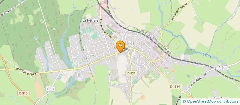 localisation de l'entreprise SARL EUROPRIM  FORGES-LES-EAUX