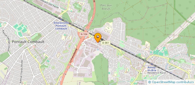 localisation de l'entreprise SARL EUROPRIMEUR  ROISSY-EN-BRIE