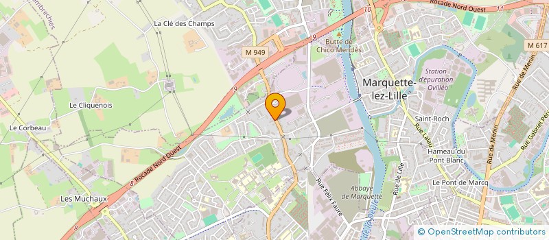 localisation de l'entreprise SARL EUROSACHET à MARQUETTE-LEZ-LILLE