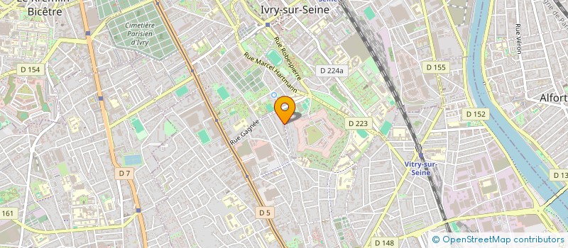 localisation de l'entreprise SARL EUROTECH à VITRY-SUR-SEINE