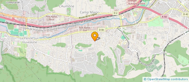 localisation de l'entreprise SARL EUROTEL à AUBAGNE
