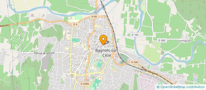 localisation de l'entreprise SARL EUROVILLAS à BAGNOLS-SUR-CEZE