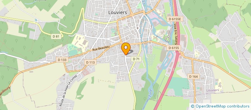 localisation de l'entreprise SARL EUTHERA à LOUVIERS