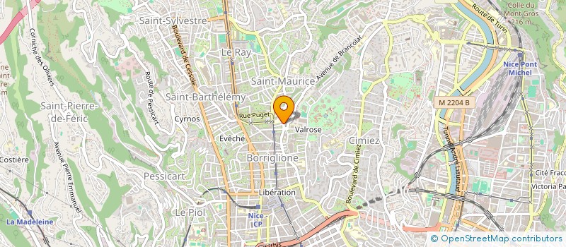 localisation de l'entreprise SARL EVA à NICE