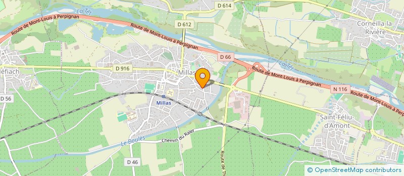 localisation de l'entreprise SARL EVAMOBIL  SAINT FELIU D'AVALL