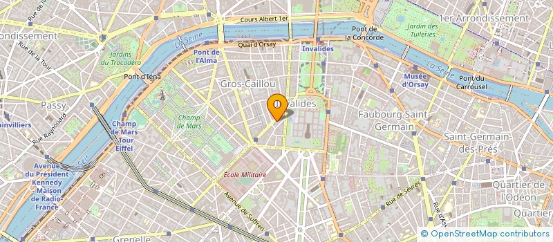 localisation de l'entreprise SARL EVAN SERVICES  PARIS