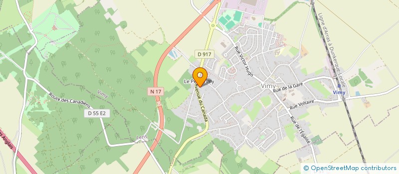localisation de l'entreprise SARL EVASION à VIMY