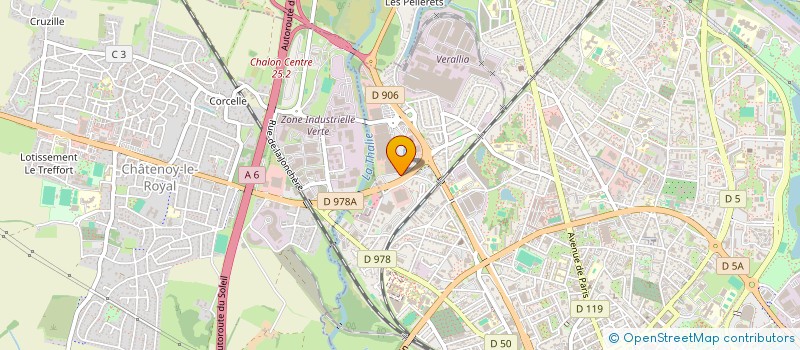 localisation de l'entreprise SARL EVASION à CHALON SUR SAONE