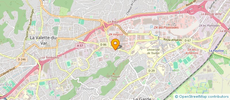 localisation de l'entreprise SARL EVASION à LA VALETTE-DU-VAR