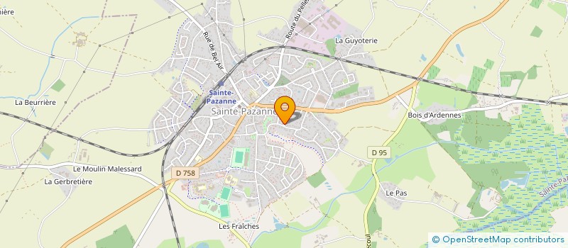 localisation de l'entreprise SARL EVASION PAYSAGE à SAINTE-PAZANNE