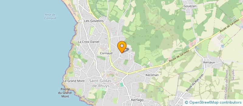 localisation de l'entreprise SARL EVEXIA 5  SAINT-GILDAS-DE-RHUYS