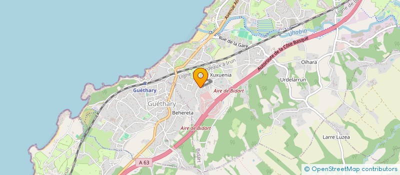 localisation de l'entreprise SARL EVIMIZ à BIDART