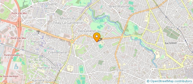 localisation de l'entreprise SARL EVOLU'TIF à NANTES