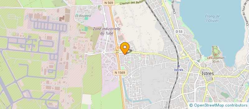 localisation de l'entreprise SARL EVOLUTION  ISTRES