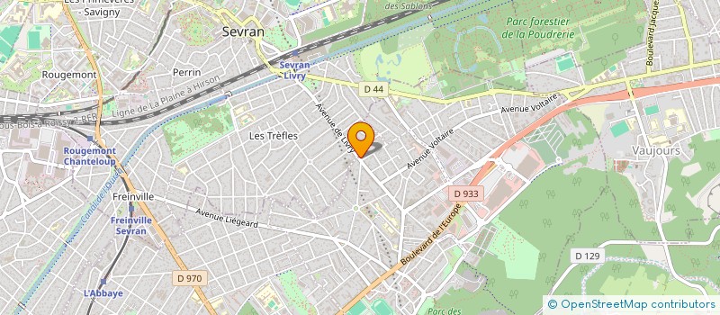 localisation de l'entreprise SARL EVR à LIVRY-GARGAN