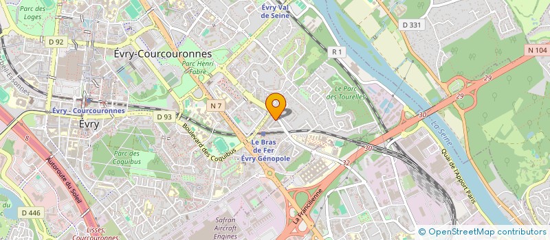 localisation de l'entreprise SARL EVRY BARBER SHOP  EVRY-COURCOURONNES