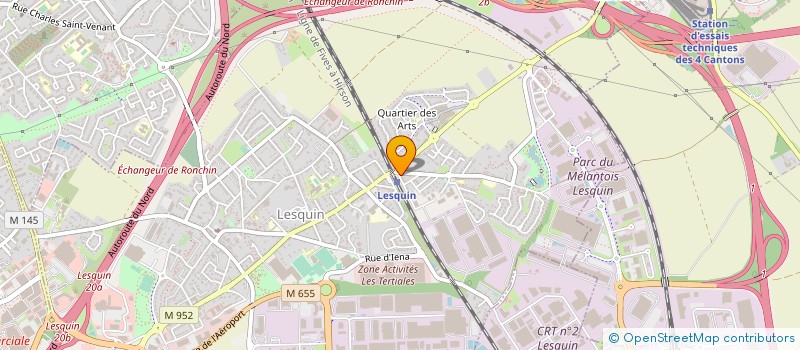 localisation de l'entreprise SARL EVU à LESQUIN