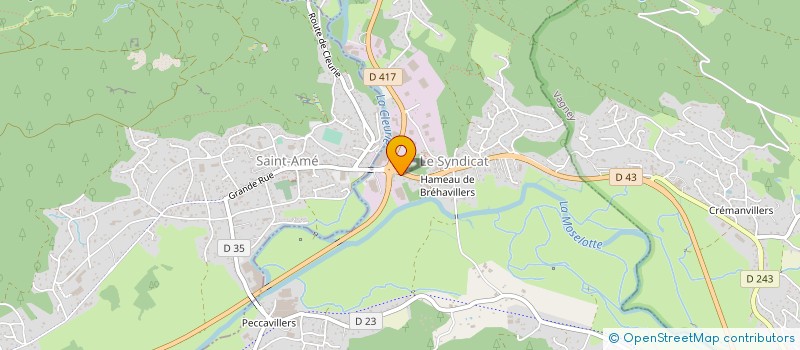 localisation de l'entreprise SARL EWEN  LE SYNDICAT