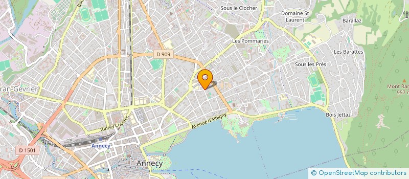 localisation de l'entreprise SARL EXACT à ANNECY