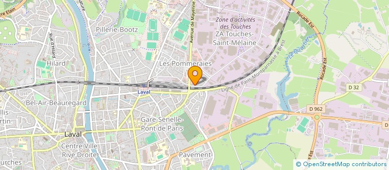 localisation de l'entreprise SARL EXCELL'CAR à LAVAL