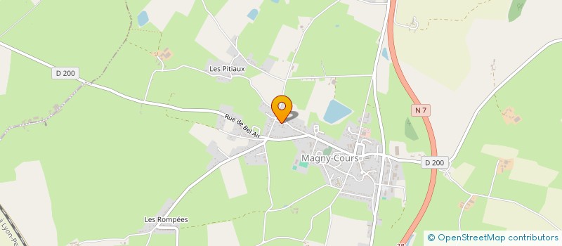 localisation de l'entreprise SARL EXIGE à MAGNY-COURS