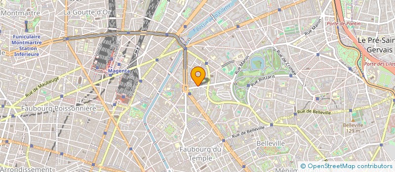 localisation de l'entreprise SARL EXIM à PARIS
