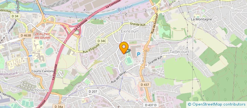localisation de l'entreprise SARL EXIN PNEUS  EXINCOURT