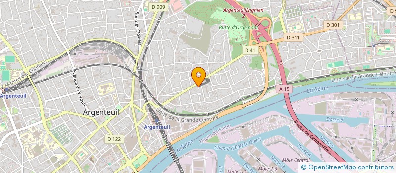 localisation de l'entreprise SARL EXODKO à ARGENTEUIL