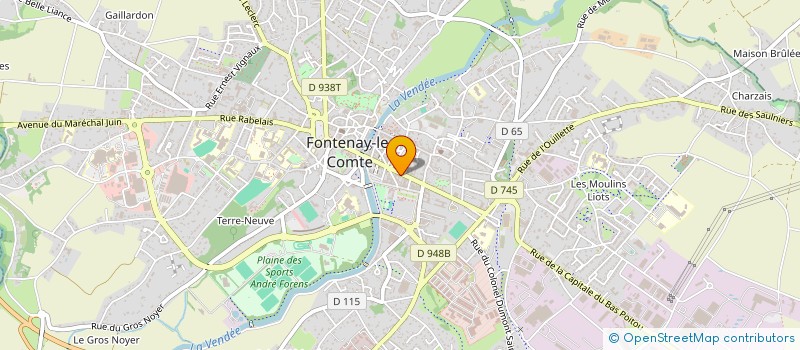 localisation de l'entreprise SARL EXOTIC DISTRIBUTION à FONTENAY-LE-COMTE