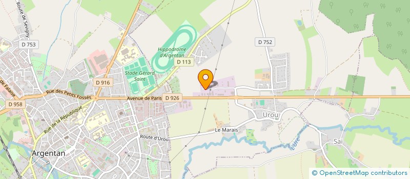 localisation de l'entreprise SARL EXP'POSE à GOUFFERN EN AUGE