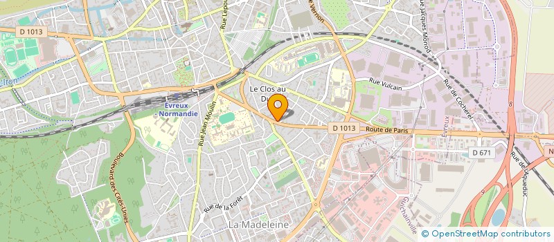 localisation de l'entreprise SARL EXPERT BAT à EVREUX