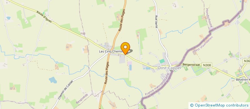 localisation de l'entreprise SARL EXPERT TELECOM à OOST-CAPPEL