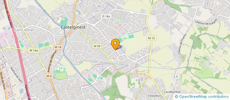 localisation de l'entreprise SARL EXPERTISE IMMOBILIERE DE FRANCE  CASTELGINEST