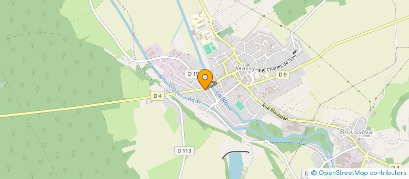 localisation de l'entreprise SARL EXPL GARAGE MARCHAL  WASSY