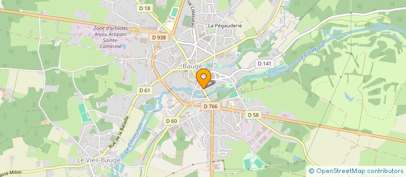 localisation de l'entreprise SARL EXPL MALLET  BAUGE-EN-ANJOU