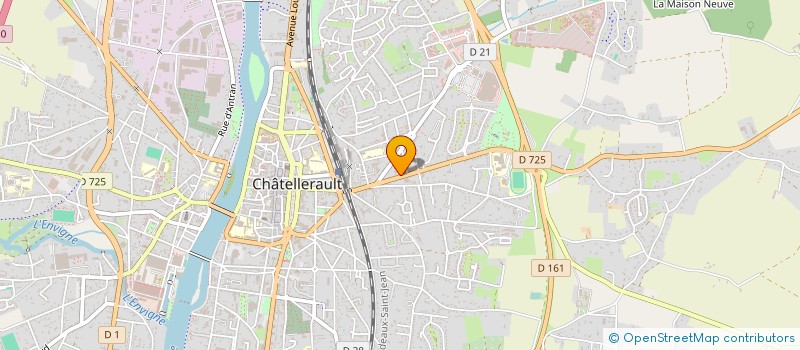 localisation de l'entreprise SARL EXPL TRANSPORTS BONARDI à CHATELLERAULT