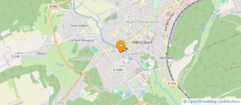 localisation de l'entreprise SARL EXPLOI CIE EUROPEENNE POLYURETHANNE à HERICOURT