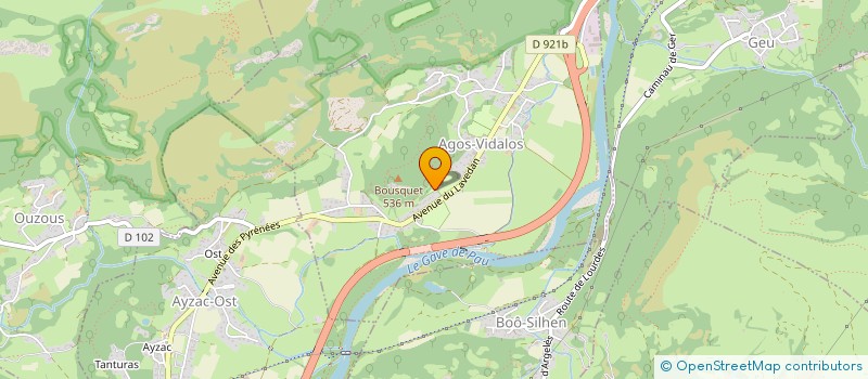 localisation de l'entreprise SARL EXPLOIT CAMPING CHATAIGNERAIE  AGOS-VIDALOS