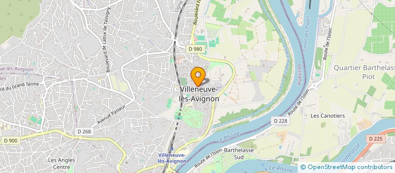 localisation de l'entreprise SARL EXPLOIT DES ETS ODRU  VILLENEUVE-LES-AVIGNON