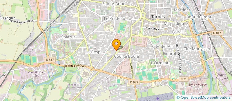 localisation de l'entreprise SARL EXPLOIT DISCOTHEQUE ADOUR à TARBES