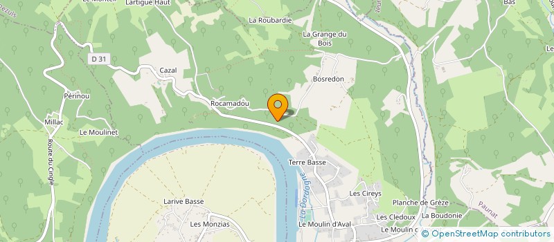 localisation de l'entreprise SARL EXPLOIT FOIES GRAS DANOS FRERES à TREMOLAT