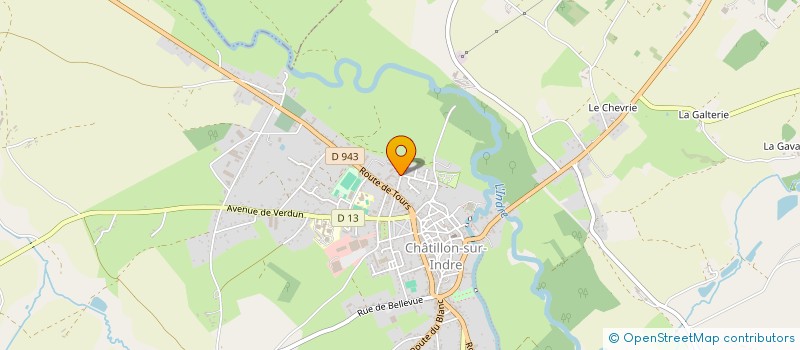 localisation de l'entreprise SARL EXPLOIT FORESTIERE BERRY TOURAINE à CHATILLON-SUR-INDRE