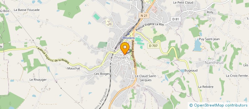localisation de l'entreprise SARL EXPLOIT LONGUEVILLE à THIVIERS