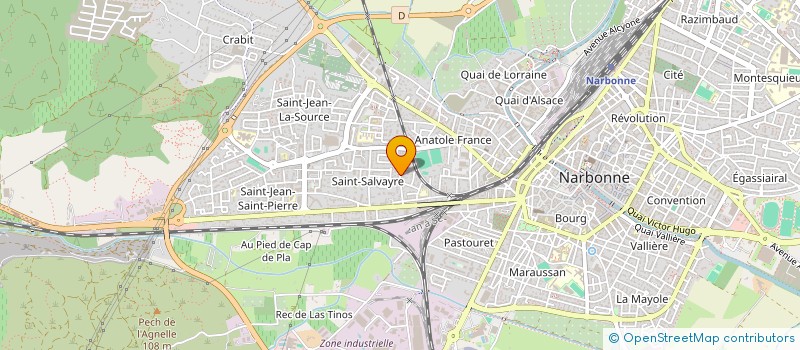 localisation de l'entreprise SARL EXPLOIT NEON TECHNIC à NARBONNE