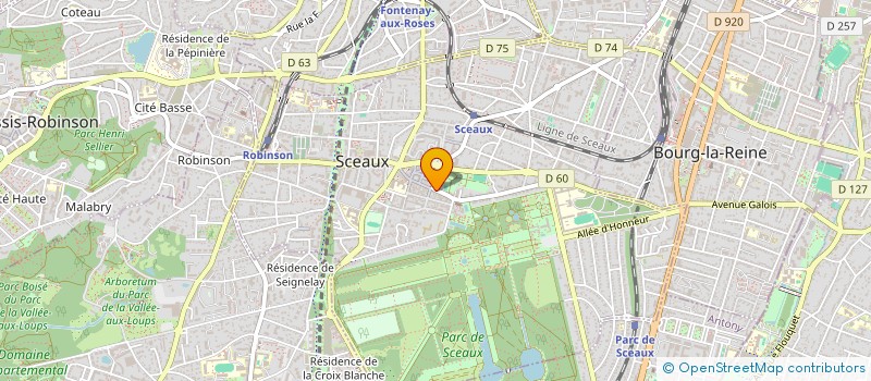 localisation de l'entreprise SARL EXPLOITATION CAROLINE BIS à SCEAUX
